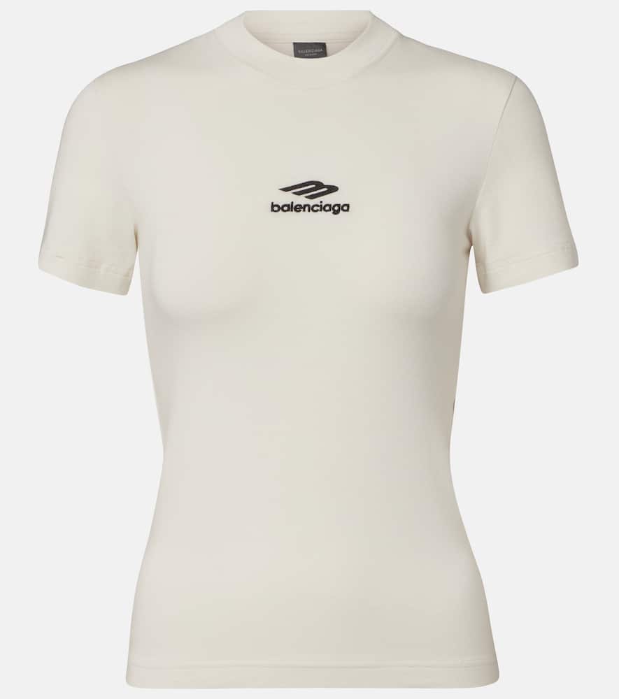 Футболка Icon из хлопковой смеси 3B Sports Balenciaga, Chalky White/Black
Футболка Icon из хлопковой смеси 3B Sports Balenciaga, Chalky White/Black