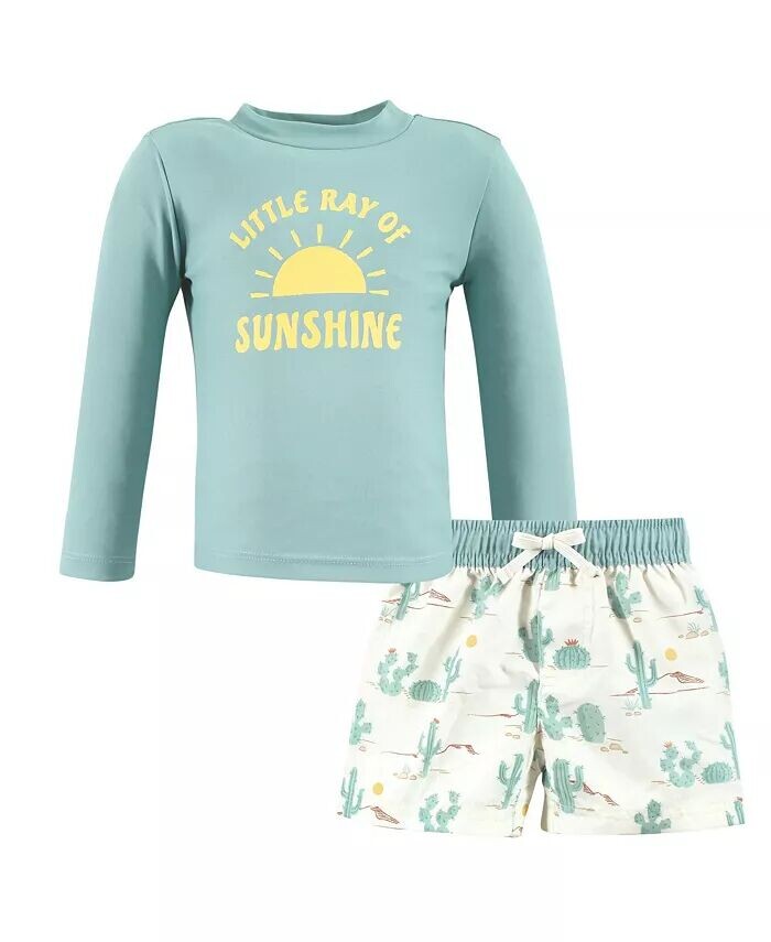 Комплект рашгарда для плавания для маленьких мальчиков Hudson Baby, синий
Комплект рашгарда для плавания для маленьких мальчиков Hudson Baby, синий