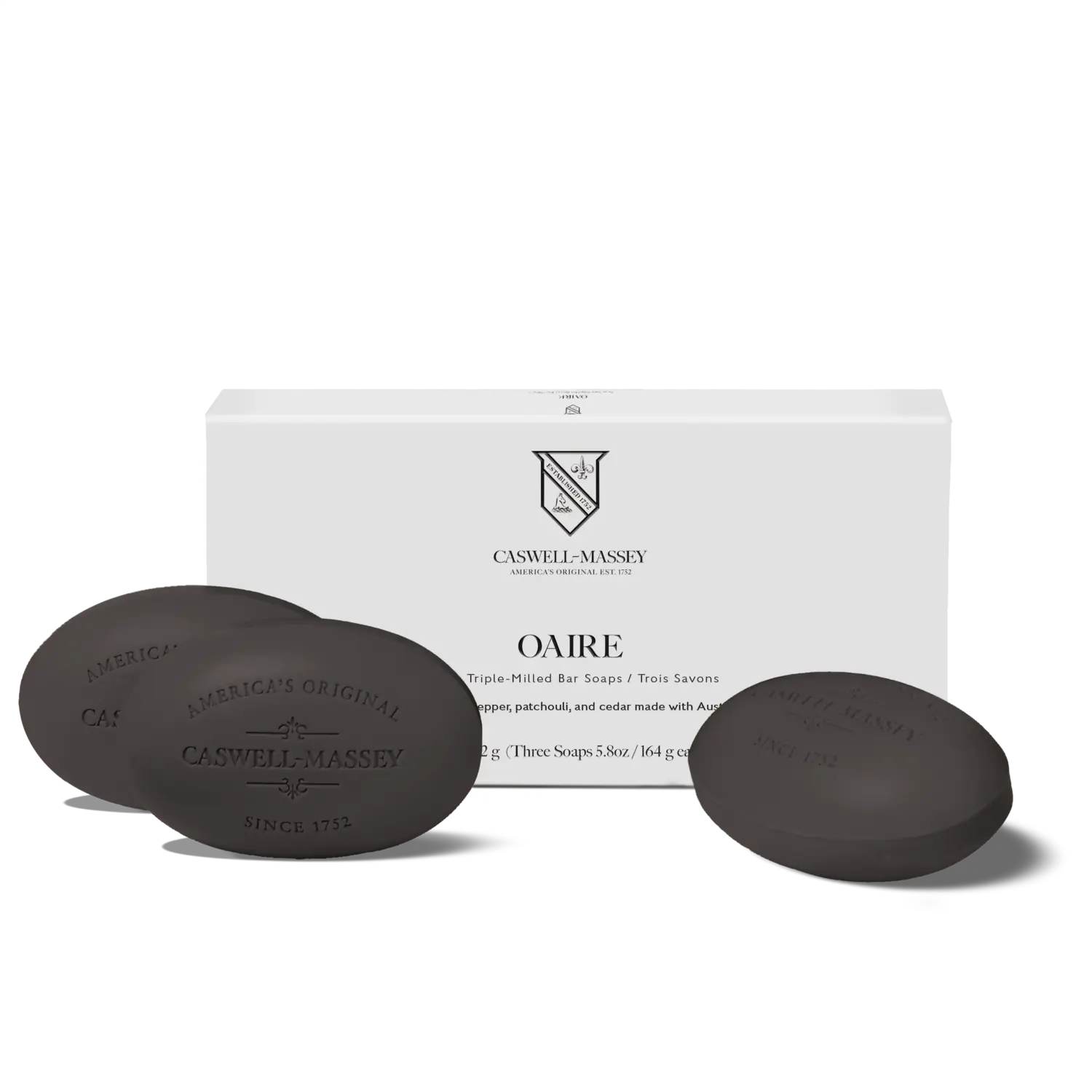 Мыло OAIRE в бруске Caswell-Massey, 3pc Set (NA)
Мыло OAIRE в бруске Caswell-Massey, 3pc Set (NA)