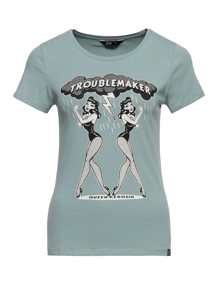 Футболка Queen Kerosin Troublemaker зеленого цвета Queen Kerosin, Зеленый, Футболка Queen Kerosin Troublemaker зеленого цвета Queen Kerosin
Футболка Queen Kerosin Troublemaker зеленого цвета Queen Kerosin, Зеленый, Футболка Queen Kerosin Troublemaker зеленого цвета Queen Kerosin