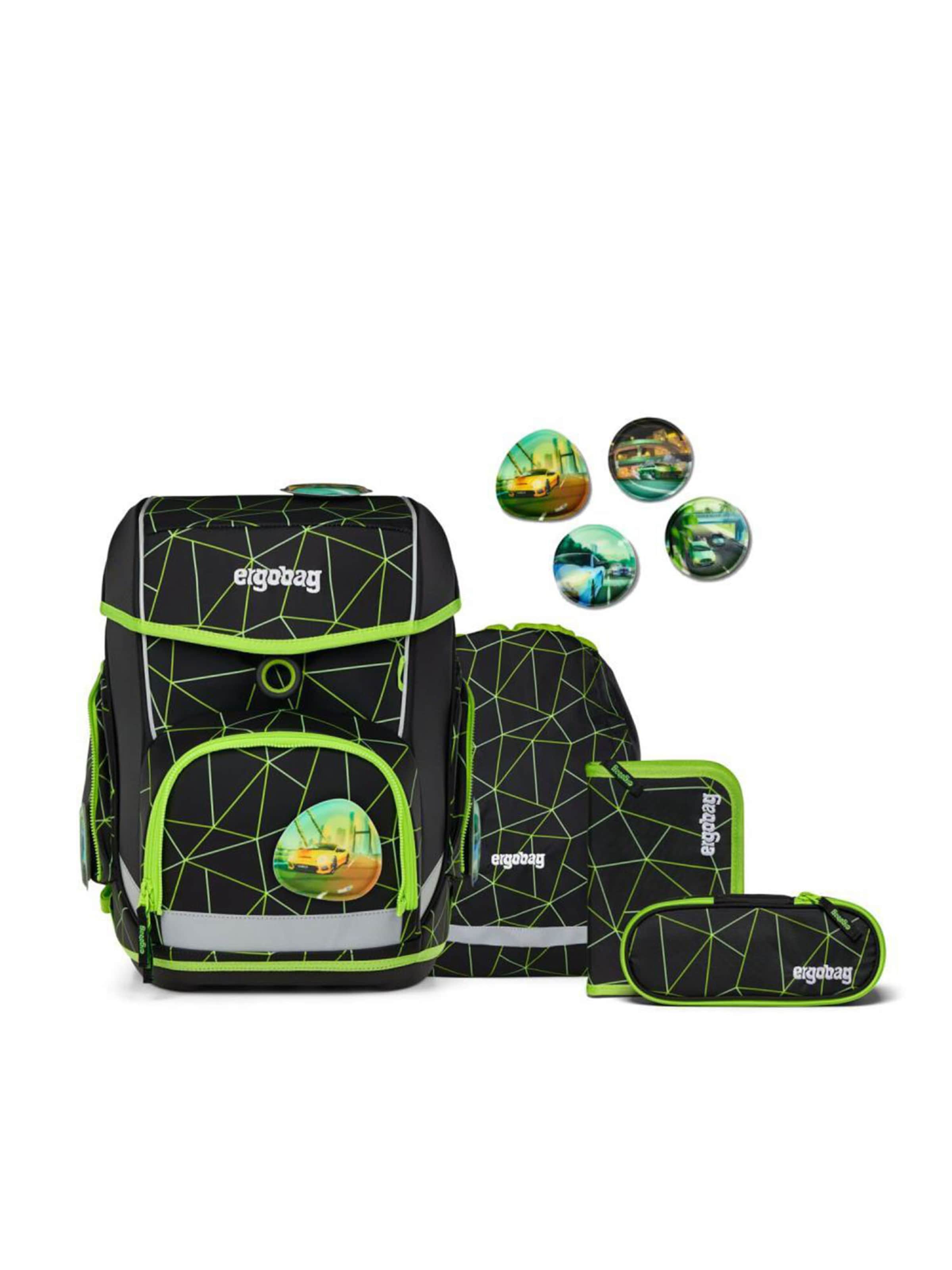 Ergobag Рюкзак 'Cubo Set 5 tlg' в крапчатом зеленом цвете
Ergobag Рюкзак 'Cubo Set 5 tlg' в крапчатом зеленом цвете