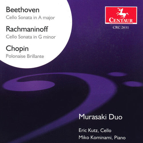 CD диск Beethoven / Rachmaninoff / Chopin / Murasaki Duo: Cello Sonatas / Polonaise Brillante
CD диск Beethoven / Rachmaninoff / Chopin / Murasaki Duo: Cello Sonatas / Polonaise Brillante