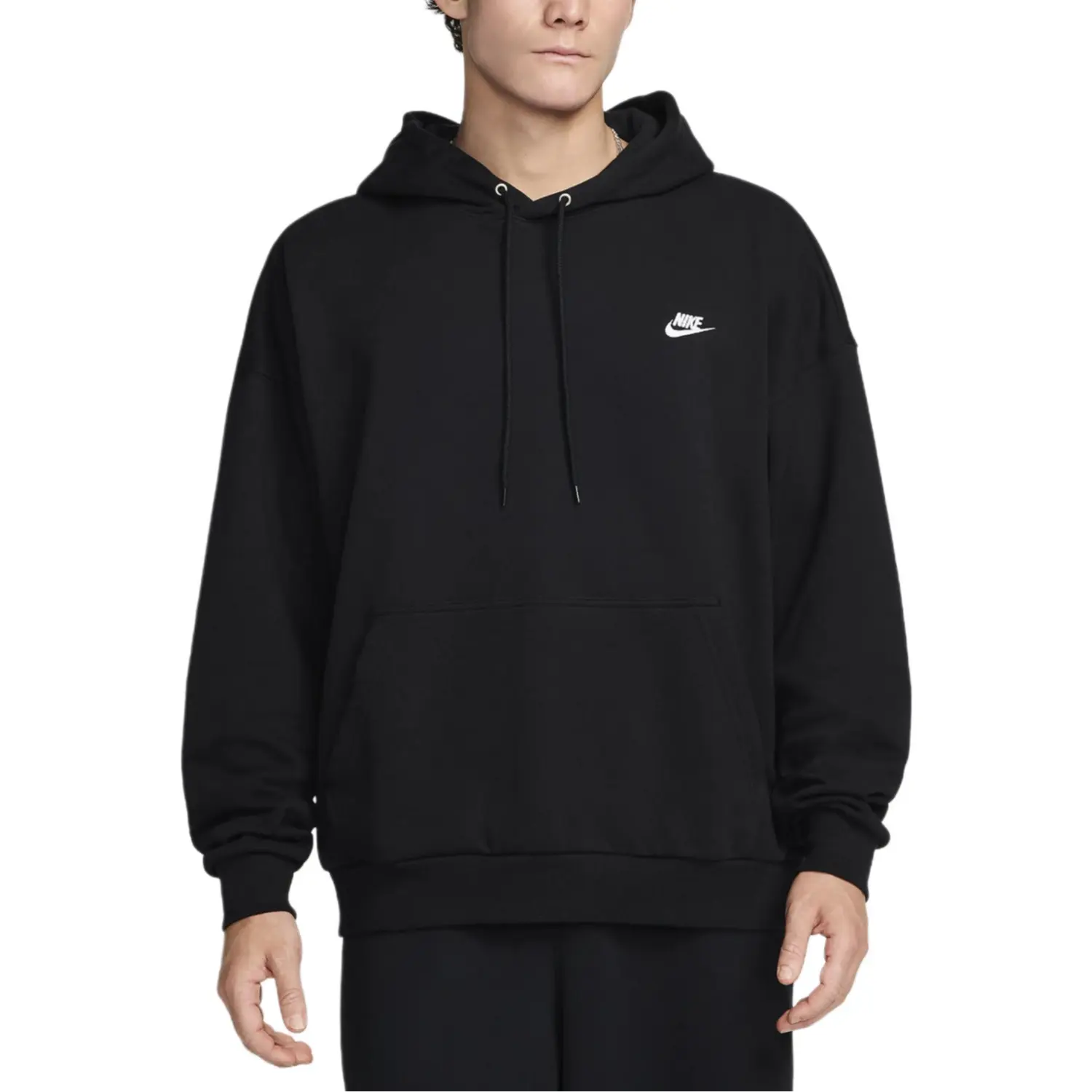 Клубная толстовка мужская черная Nike, черный
Клубная толстовка мужская черная Nike, черный