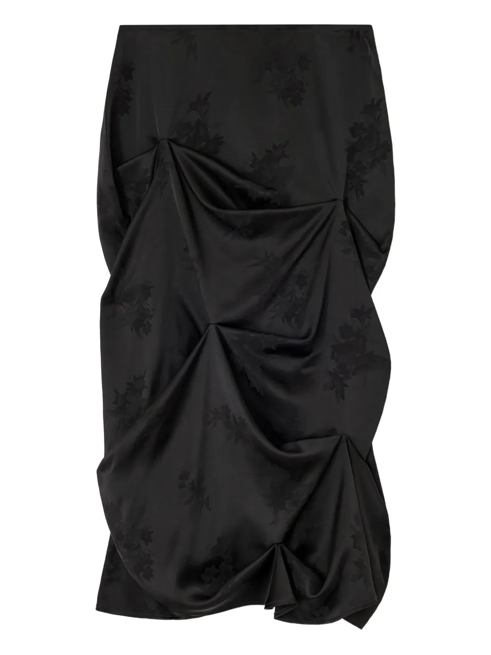 Драпированная юбка мини с цветочным узором GANNI, черный
Драпированная юбка мини с цветочным узором GANNI, черный