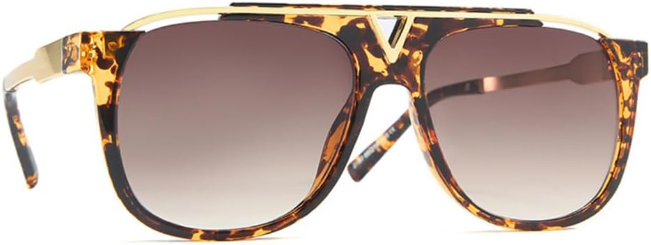 Большие солнцезащитные очки для женщин и мужчин, винтажные зеркальные линзы с градиентом, металлические солнцезащитные очки для женщин с защитой от УФ-излучения UV400 HDUBFY, 5
Большие солнцезащитные очки для женщин и мужчин, винтажные зеркальные линзы с градиентом, металлические солнцезащитные очки для женщин с защитой от УФ-излучения UV400 HDUBFY, 5