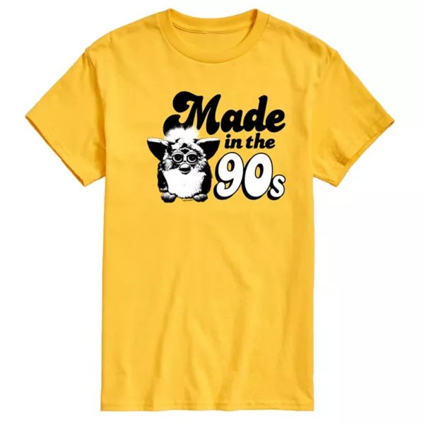 Мужская футболка с графическим принтом Furby, созданная в стиле 90-х Hasbro, желтый
Мужская футболка с графическим принтом Furby, созданная в стиле 90-х Hasbro, желтый