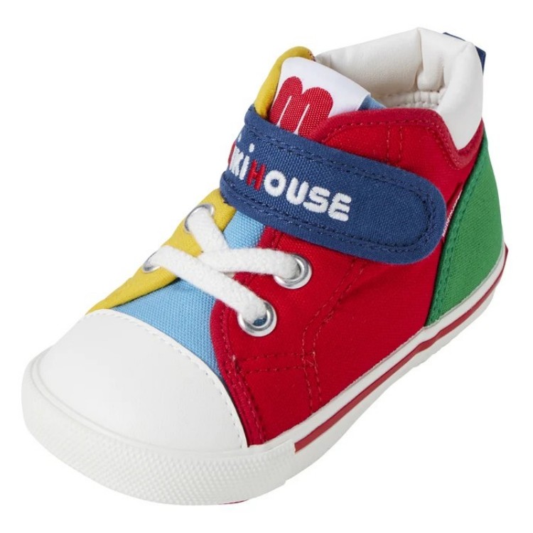 Дышащие высокие детские ботиночки для малышей MIKI HOUSE, белый/красный
Дышащие высокие детские ботиночки для малышей MIKI HOUSE, белый/красный