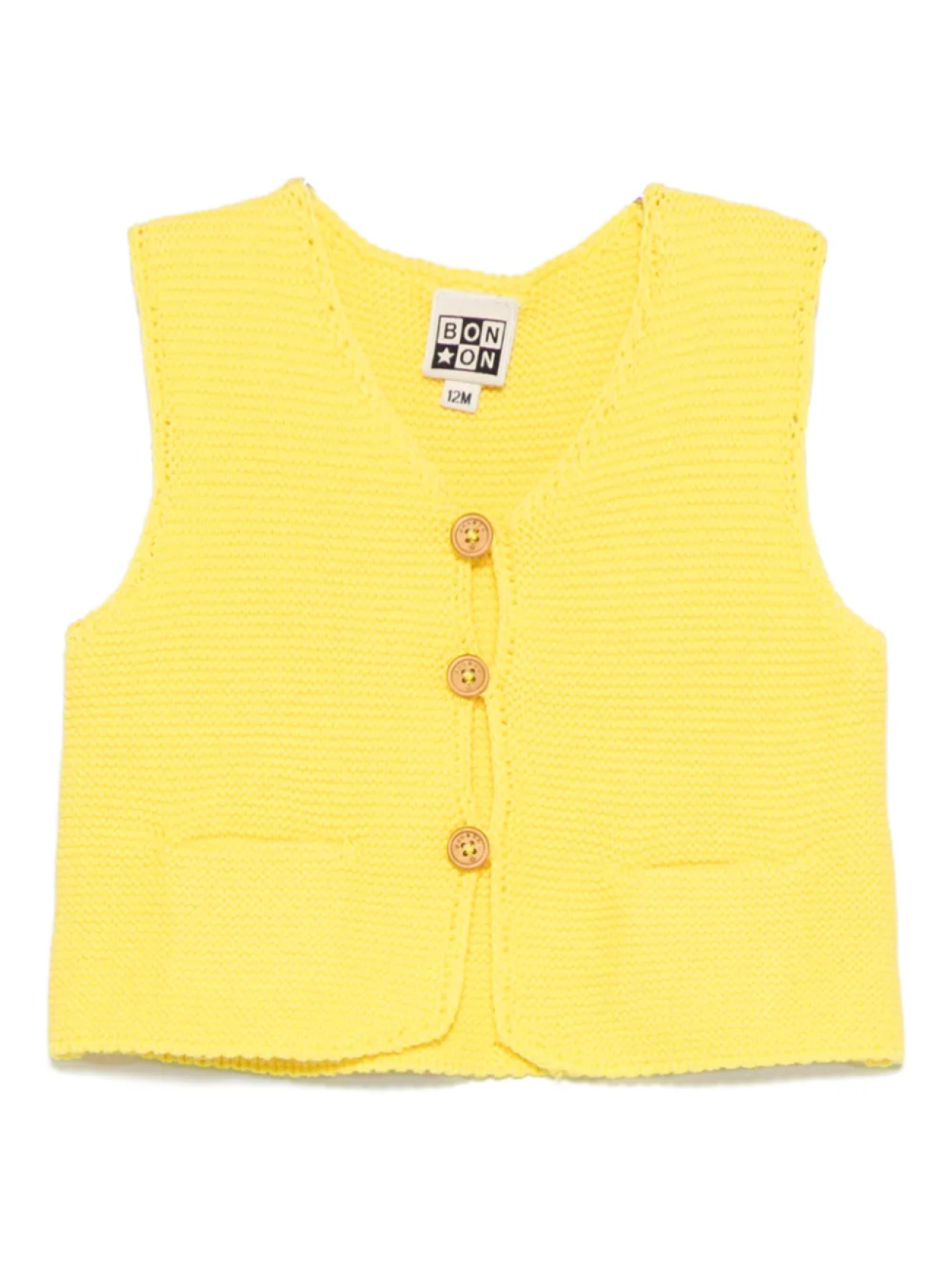 Хлопковый жилет Bonton, желтый
Хлопковый жилет Bonton, желтый