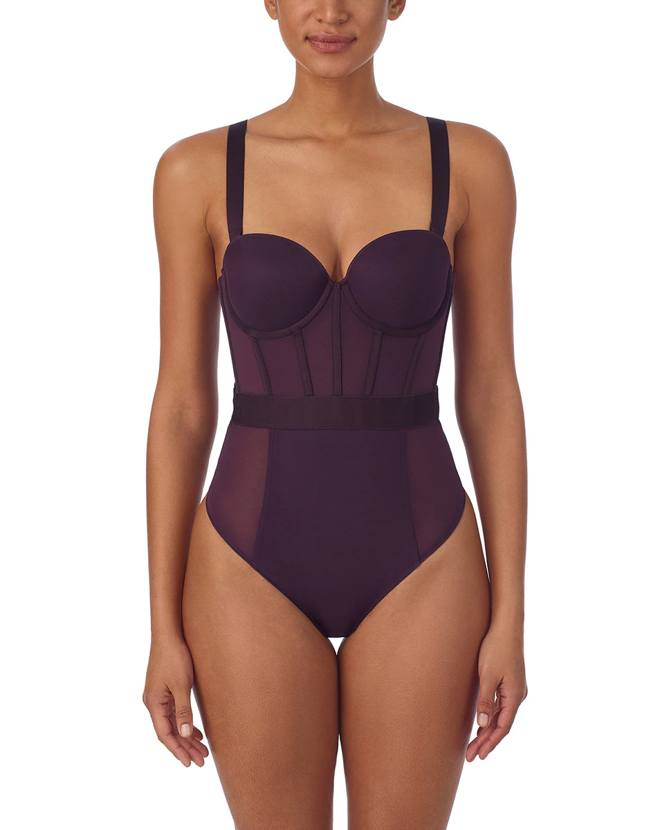 Прозрачное розовое боди DKNY, пурпурный
Прозрачное розовое боди DKNY, пурпурный