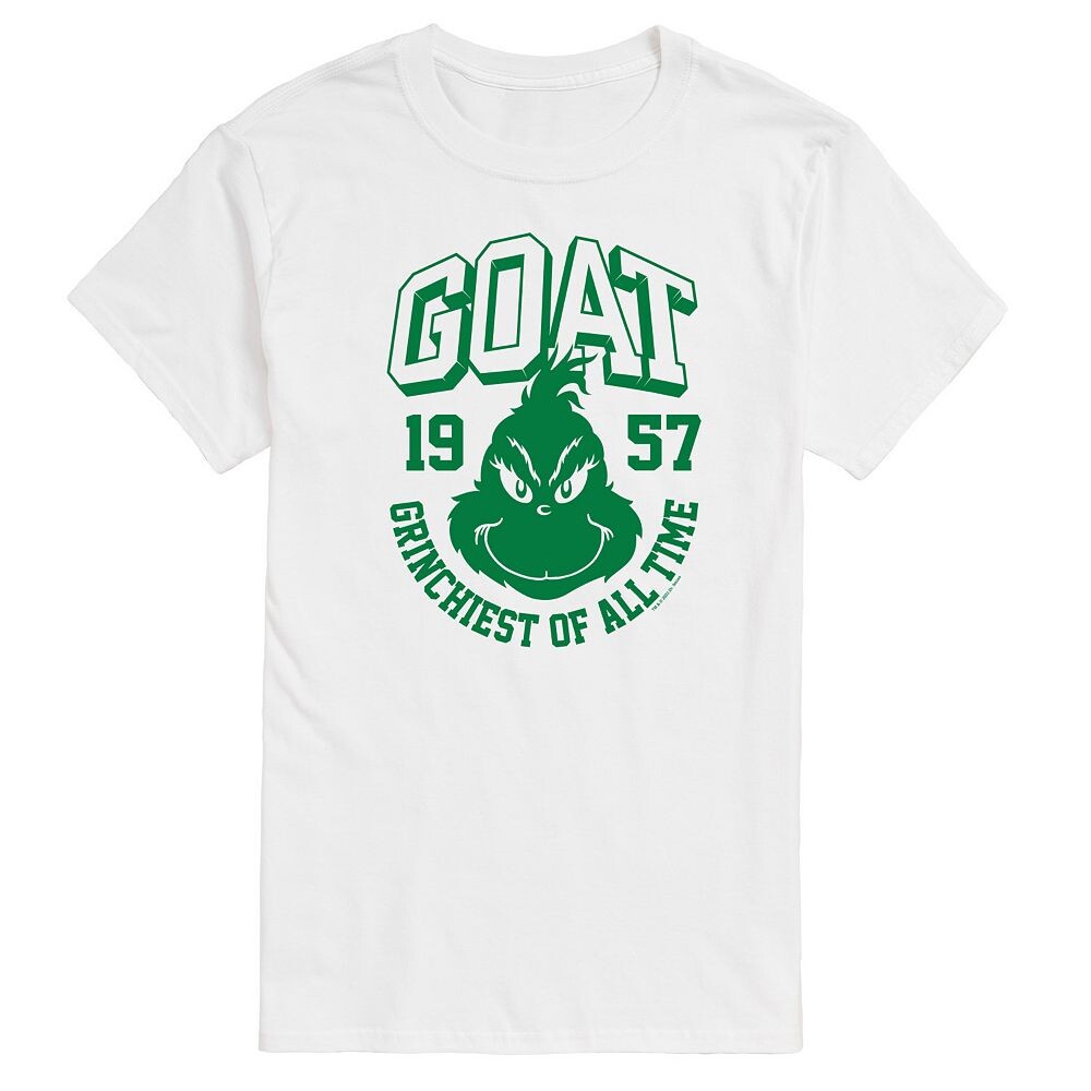 Мужская футболка с рисунком Dr. Seuss Grinch The Goat Licensed Character, белый
Мужская футболка с рисунком Dr. Seuss Grinch The Goat Licensed Character, белый