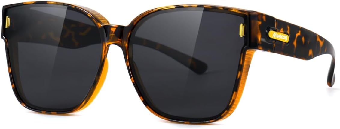 Поляризованные солнцезащитные очки Meeloog для женщин и мужчин, увеличенного размера, квадратной формы, защита от ультрафиолета UV400, для вождения, MST0092, P1 Tortoise Frame/Dark Grey Lens
Поляризованные солнцезащитные очки Meeloog для женщин и мужчин, увеличенного размера, квадратной формы, защита от ультрафиолета UV400, для вождения, MST0092, P1 Tortoise Frame/Dark Grey Lens
