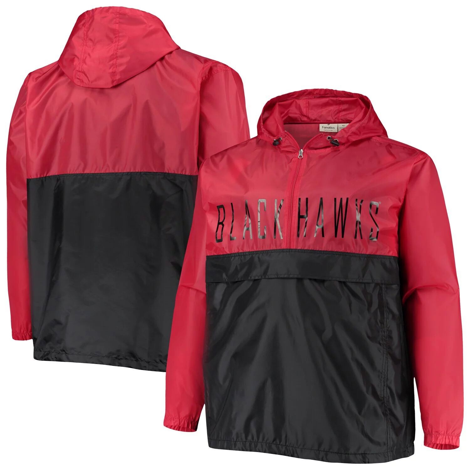 Мужской красный пуловер с капюшоном Chicago Blackhawks Big & Tall Anorak с молнией до половины
Мужской красный пуловер с капюшоном Chicago Blackhawks Big & Tall Anorak с молнией до половины