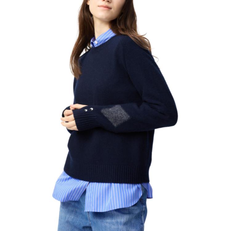 Юнибло Анна Хиндмарч Кашемировый свитер женский темно-синий морской
Юнибло Анна Хиндмарч Кашемировый свитер женский темно-синий морской