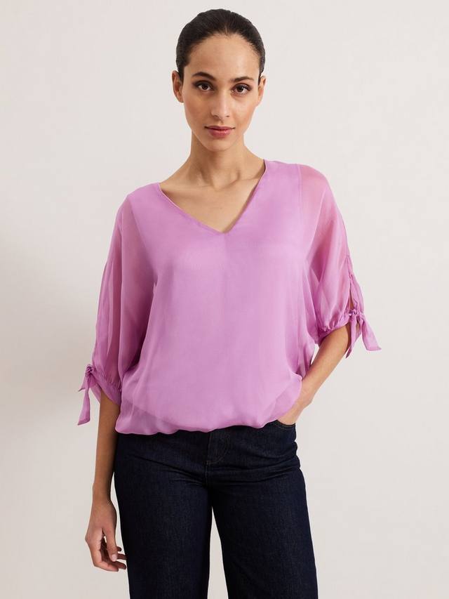 Блузка из чистого шелка мэдисон Phase Eight, розовый
Блузка из чистого шелка мэдисон Phase Eight, розовый
