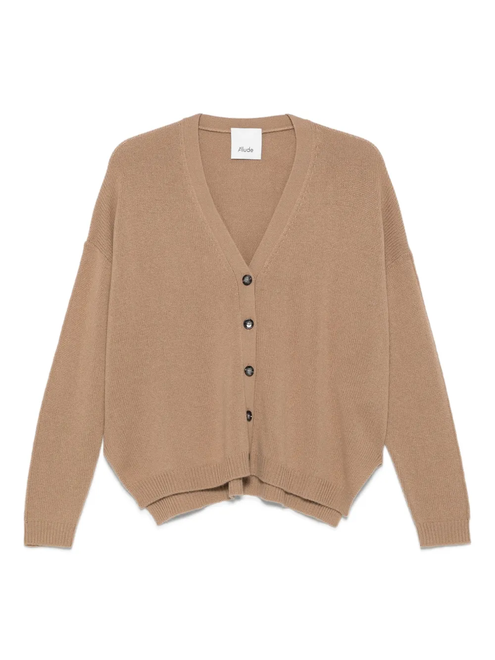 Кашемировый кардиган с пуговицами спереди ALLUDE, нейтральный
Кашемировый кардиган с пуговицами спереди ALLUDE, нейтральный