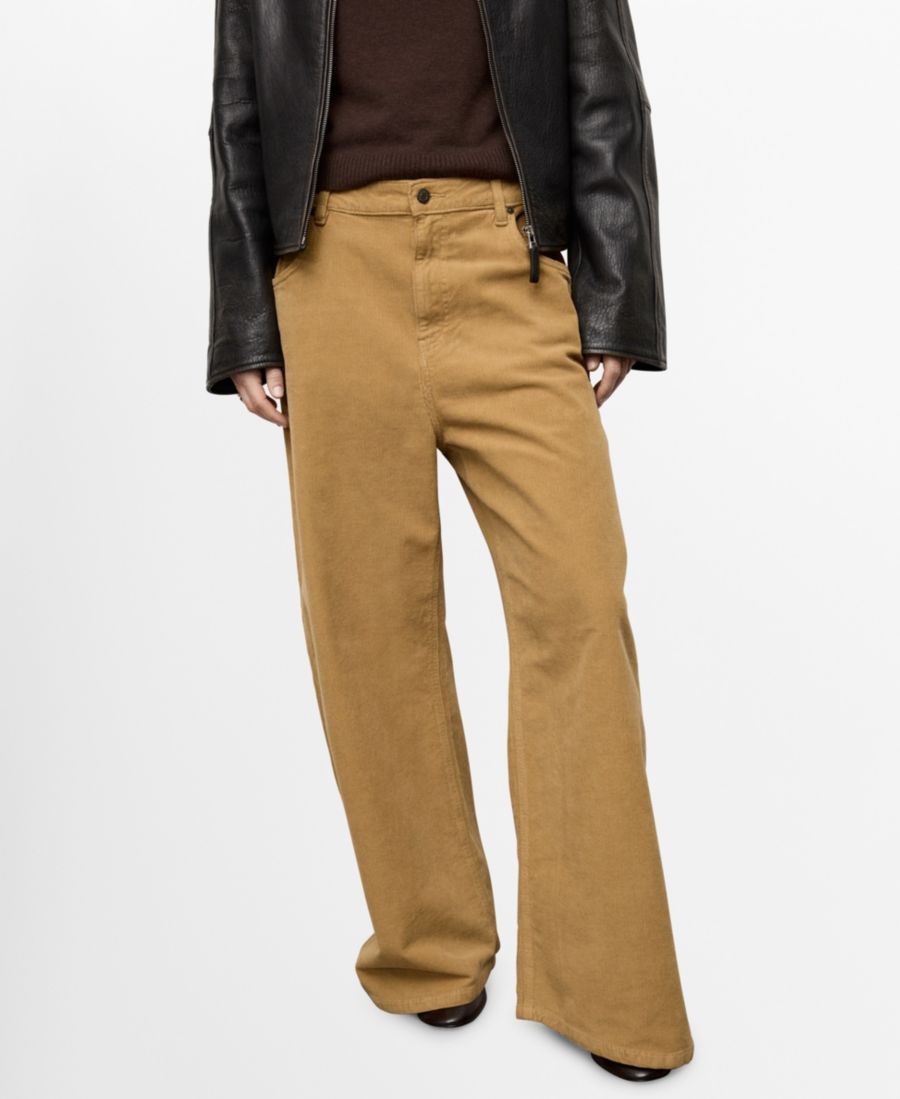 Женские вельветовые джинсы с широкими штанинами MANGO, Caramel
Женские вельветовые джинсы с широкими штанинами MANGO, Caramel