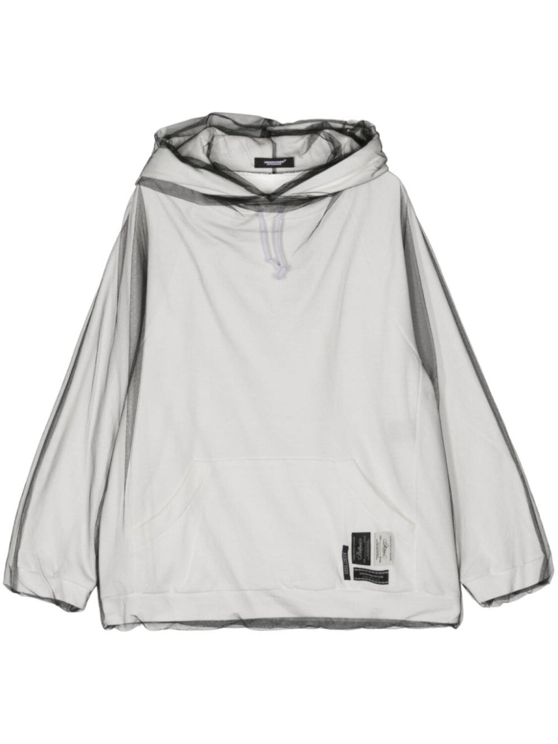 Undercover худи с сетчатым слоем, серый
Undercover худи с сетчатым слоем, серый