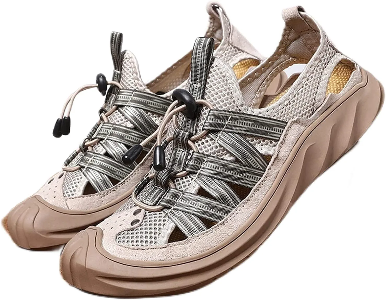 Мужские закрытые кожаные пляжные сандалии NERDOH, ручной работы, на шнуровке, модные рыбацкие сандалии с вырезами, водонепроницаемые шлепанцы, повседневные водные тапочки (Цвет: серый, Размер: 5.5 UK)
Мужские закрытые кожаные пляжные сандалии NERDOH, ручной работы, на шнуровке, модные рыбацкие сандалии с вырезами, водонепроницаемые шлепанцы, повседневные водные тапочки (Цвет: серый, Размер: 5.5 UK)