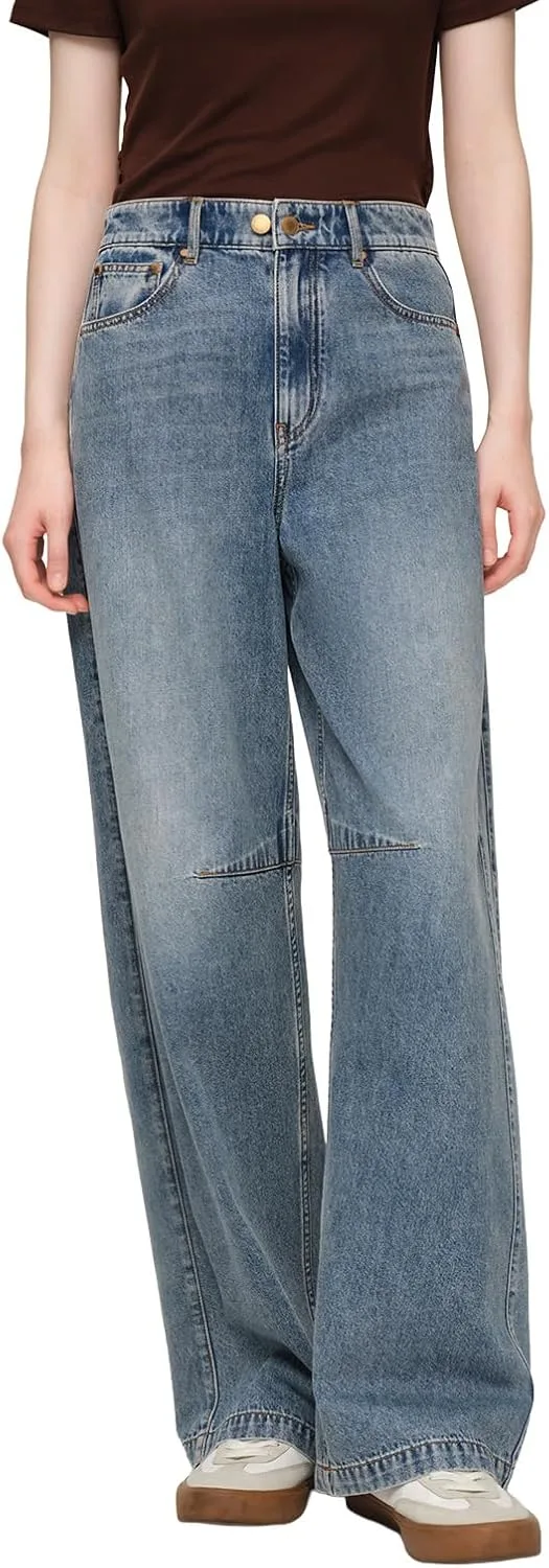 GOELIA женские джинсы с высокой талией и широкими штанинами
GOELIA женские джинсы с высокой талией и широкими штанинами