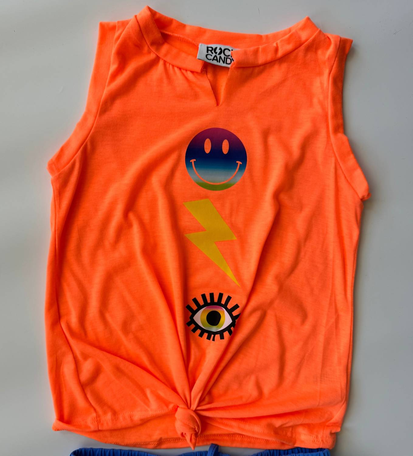 Майка для девочек Icon в неоново-оранжевом цвете Rock & Candy
Майка для девочек Icon в неоново-оранжевом цвете Rock & Candy