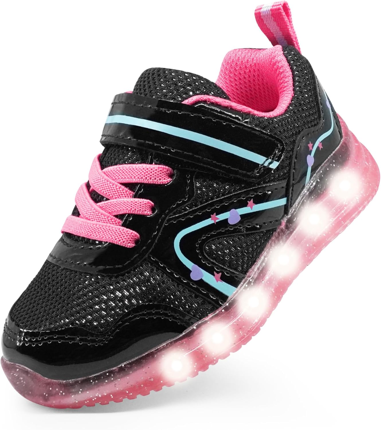 Детские кроссовки Floranate с подсветкой для мальчиков и девочек, светящиеся LED, легкие для прогулок и тенниса, для малышей и маленьких детей, черный
Детские кроссовки Floranate с подсветкой для мальчиков и девочек, светящиеся LED, легкие для прогулок и тенниса, для малышей и маленьких детей, черный