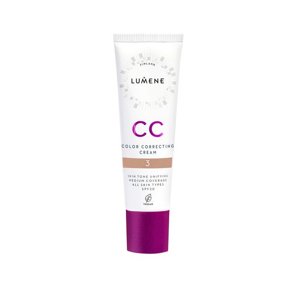 Корректирующая основа cc 3 spf20, 30 мл Lumene Cc, цвет 3
Корректирующая основа cc 3 spf20, 30 мл Lumene Cc, цвет 3