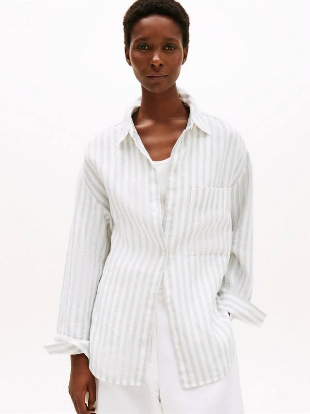 Свободная полосатая рубашка из чистого льна Tommy Hilfiger, Ecru/Multi
Свободная полосатая рубашка из чистого льна Tommy Hilfiger, Ecru/Multi