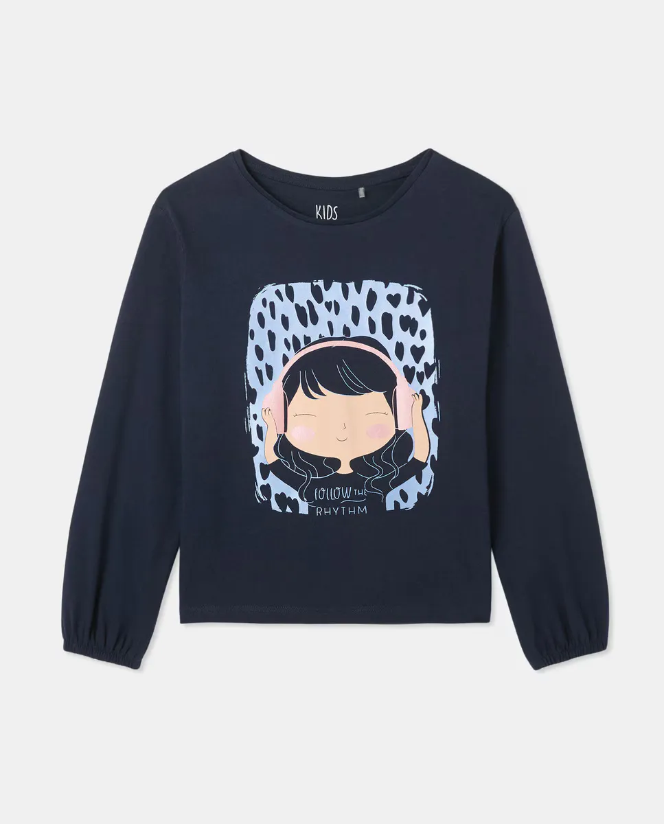 Футболка с длинными рукавами с позиционными куклами для девочек Kids El Corte Inglés, синий
Футболка с длинными рукавами с позиционными куклами для девочек Kids El Corte Inglés, синий