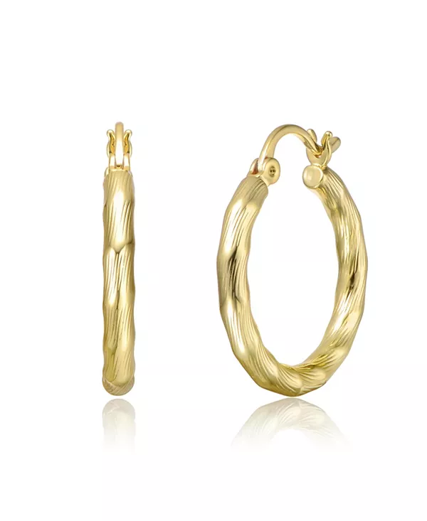 Витые серьги-кольца с покрытием из белого золота или 14-каратного золота Rachel Glauber, gold
Витые серьги-кольца с покрытием из белого золота или 14-каратного золота Rachel Glauber, gold