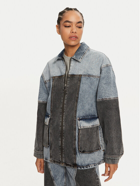 Джинсовая куртка оверсайз Rotate, синий
Джинсовая куртка оверсайз Rotate, синий