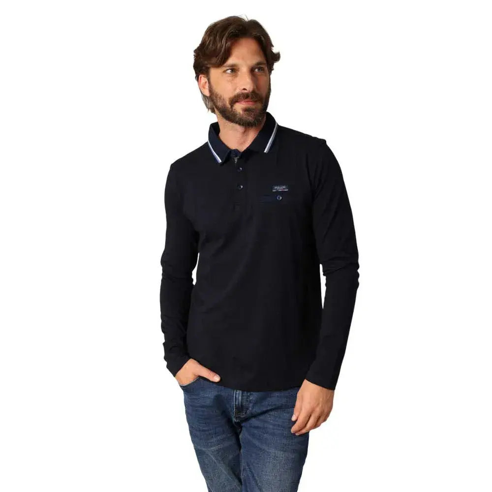 Поло с длинным рукавом Deeluxe Drexloni OpГ, синий
Поло с длинным рукавом Deeluxe Drexloni OpГ, синий