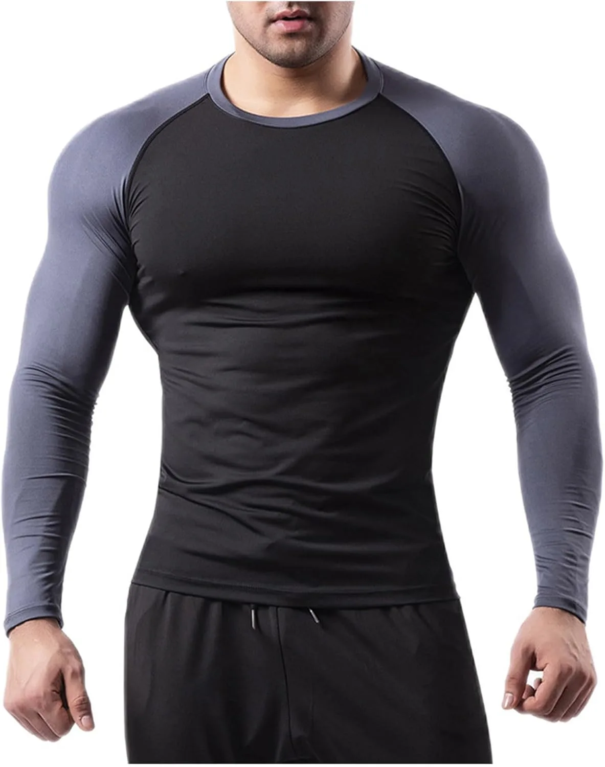 Мужская футболка с цветными вставками и длинными рукавами реглан, Slim Fitted Cambkatl
Мужская футболка с цветными вставками и длинными рукавами реглан, Slim Fitted Cambkatl