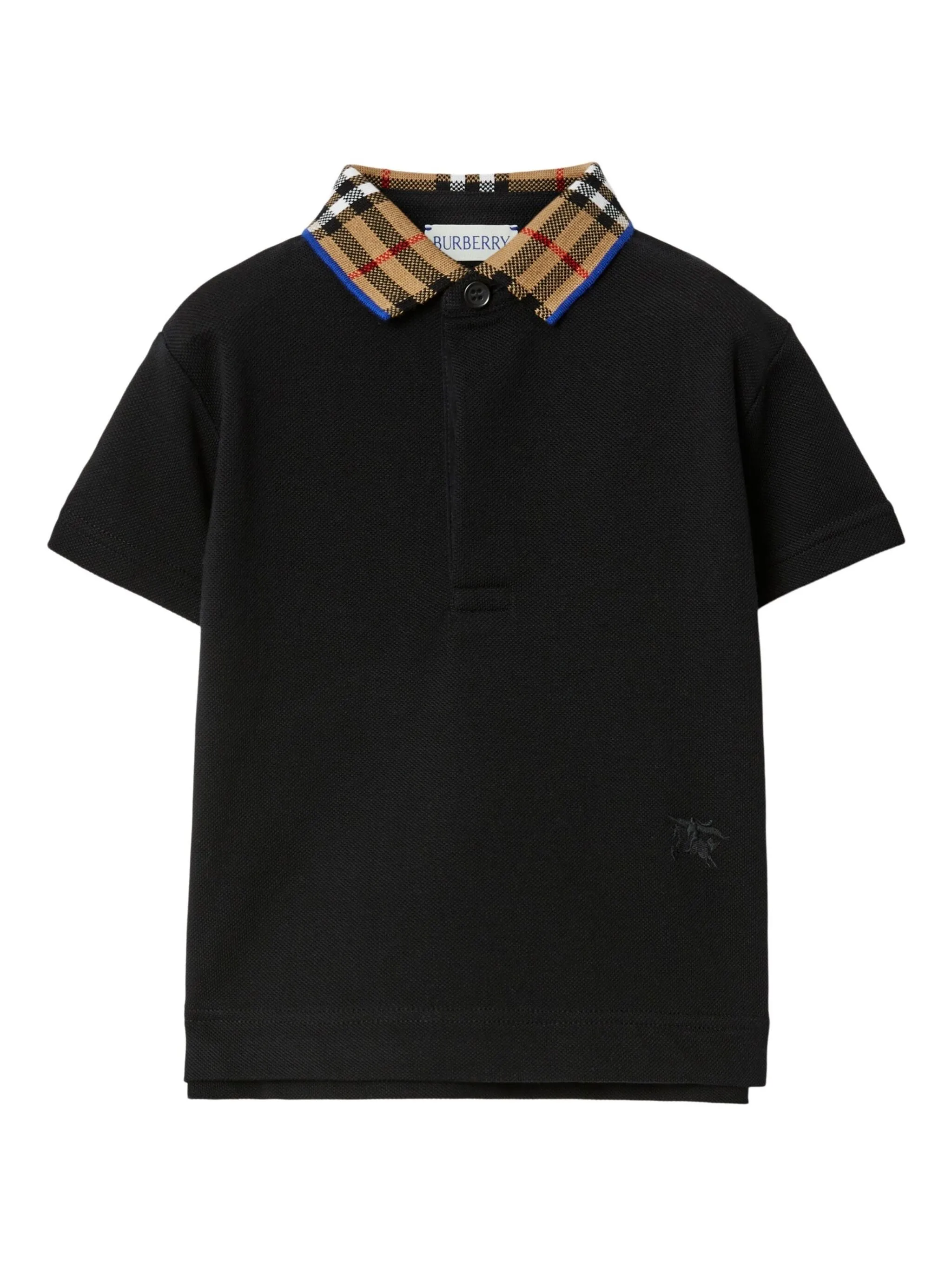 Рубашка поло в клетку Burberry Kids, черный
Рубашка поло в клетку Burberry Kids, черный