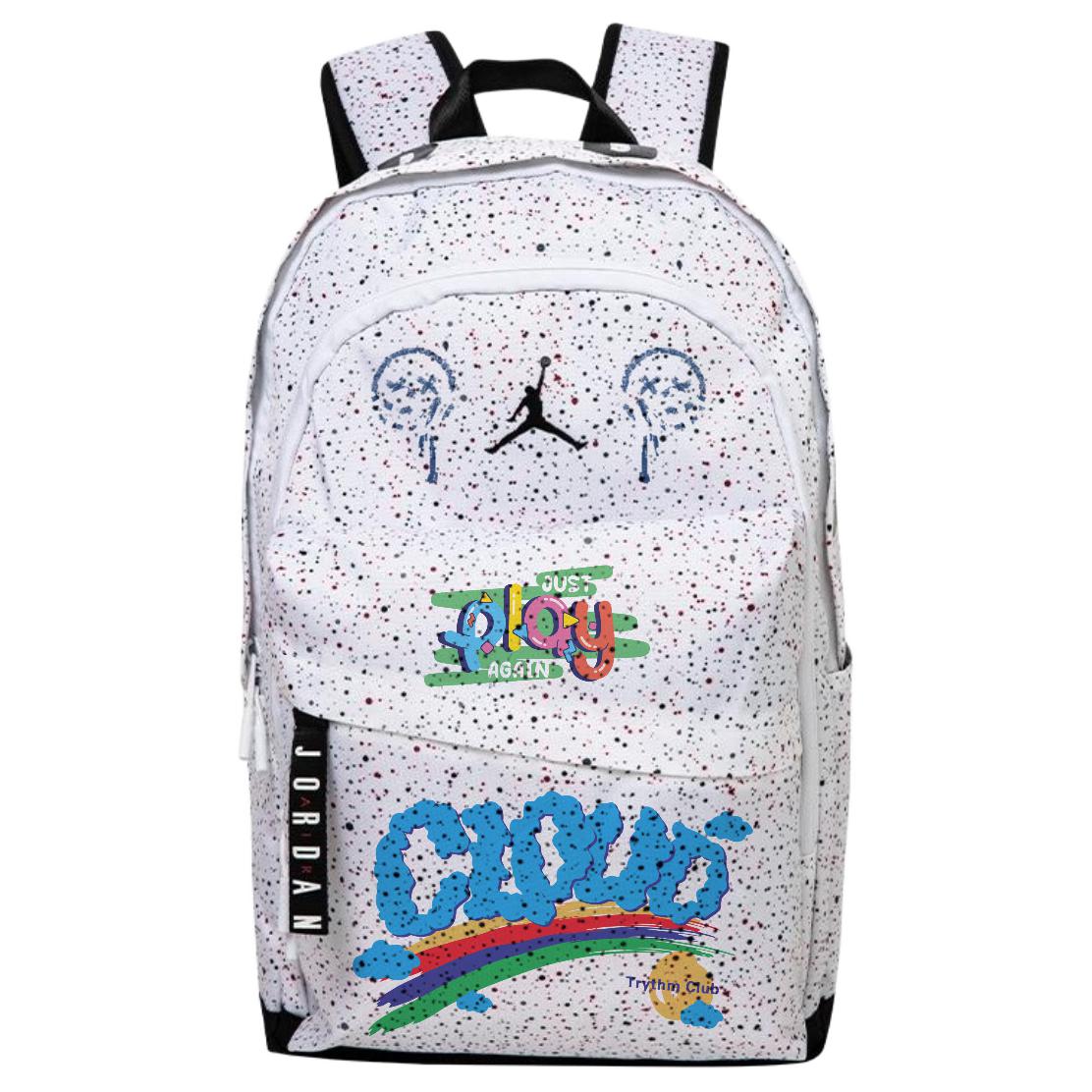 Jordan Полиэстеровый рюкзак унисекс белый, Multicolor Letter
Jordan Полиэстеровый рюкзак унисекс белый, Multicolor Letter