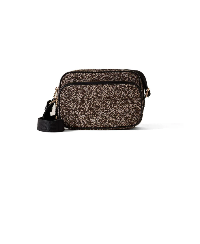 Геометрическая эко-сумка через плечо Borbonese, коричневый
Геометрическая эко-сумка через плечо Borbonese, коричневый