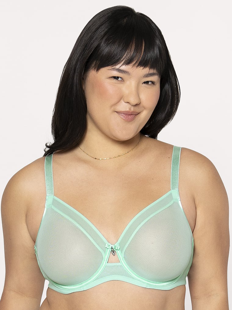 Бюстгальтер из прозрачной сетки без подкладки Curvy Couture, цвет mint chip
Бюстгальтер из прозрачной сетки без подкладки Curvy Couture, цвет mint chip