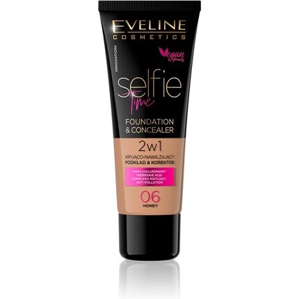Eveline Cosmetics Selfie Time Покрывающая и увлажняющая основа и консилер 2-в-1 30 мл № 06 Медовый миндаль
Eveline Cosmetics Selfie Time Покрывающая и увлажняющая основа и консилер 2-в-1 30 мл № 06 Медовый миндаль