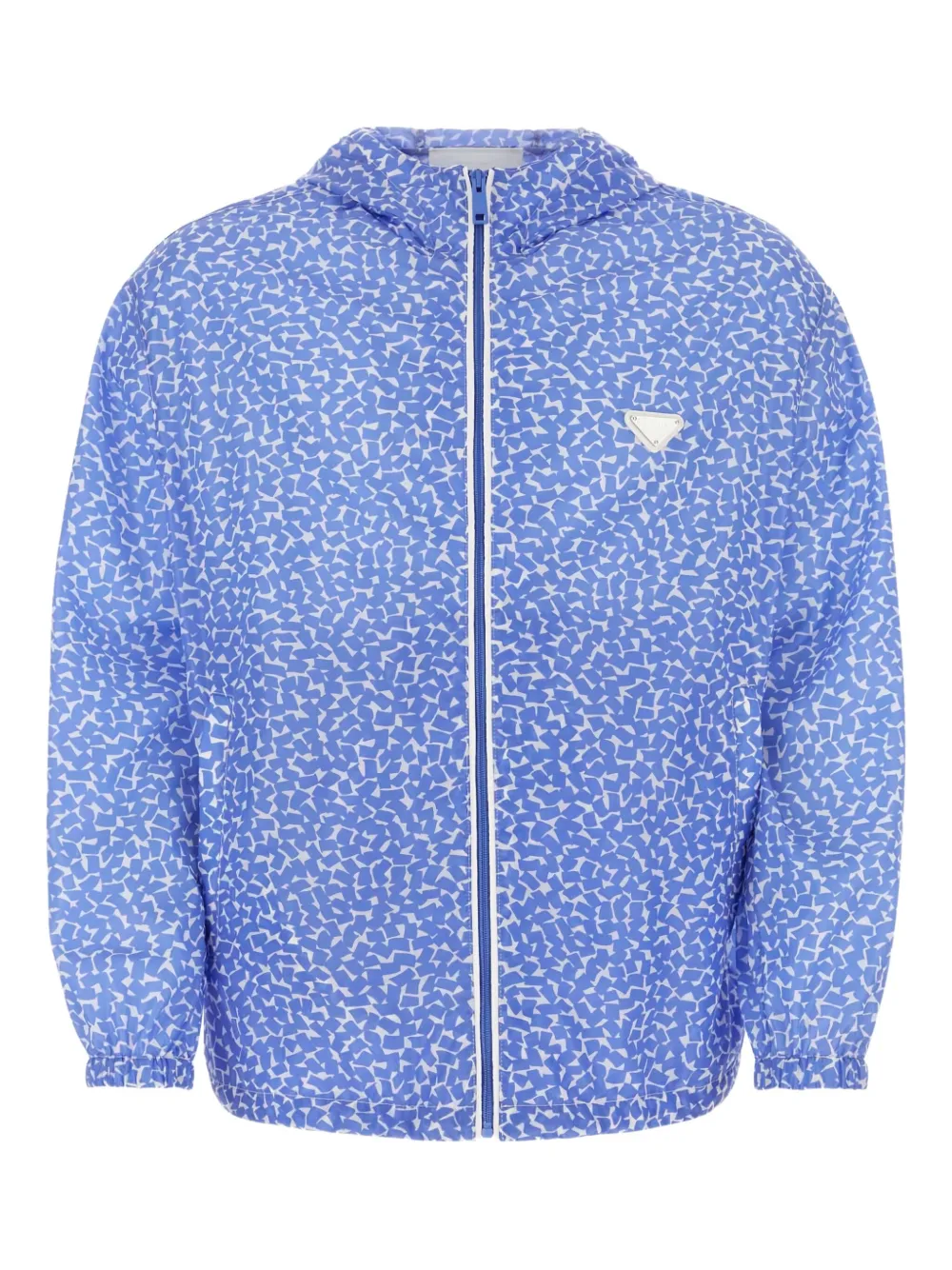 Ветровка с капюшоном и принтом Prada, синий
Ветровка с капюшоном и принтом Prada, синий