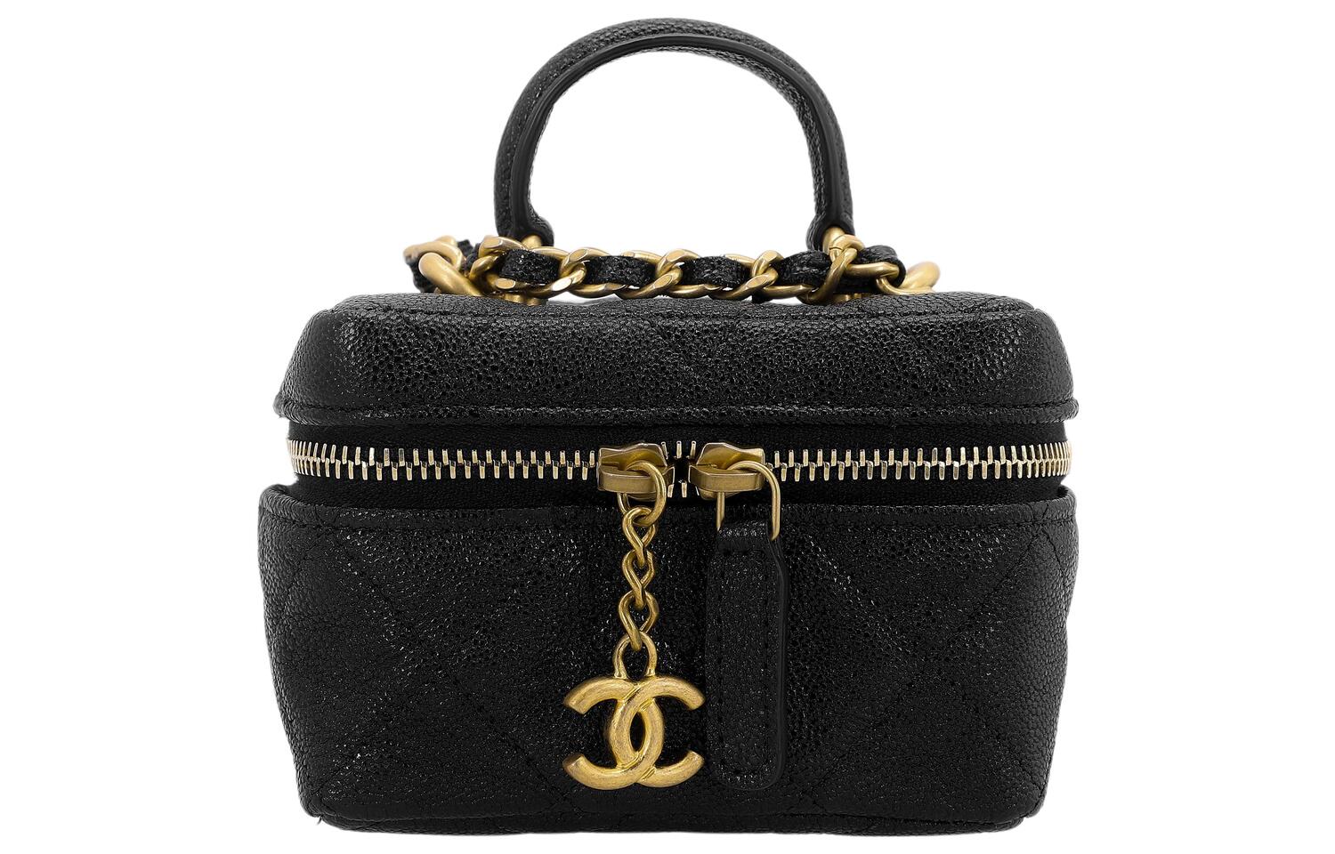 Сумка-коробка из личиевого зерна и телячьей кожи, женская сумка через плечо, кроссбодди черный CHANEL
Сумка-коробка из личиевого зерна и телячьей кожи, женская сумка через плечо, кроссбодди черный CHANEL