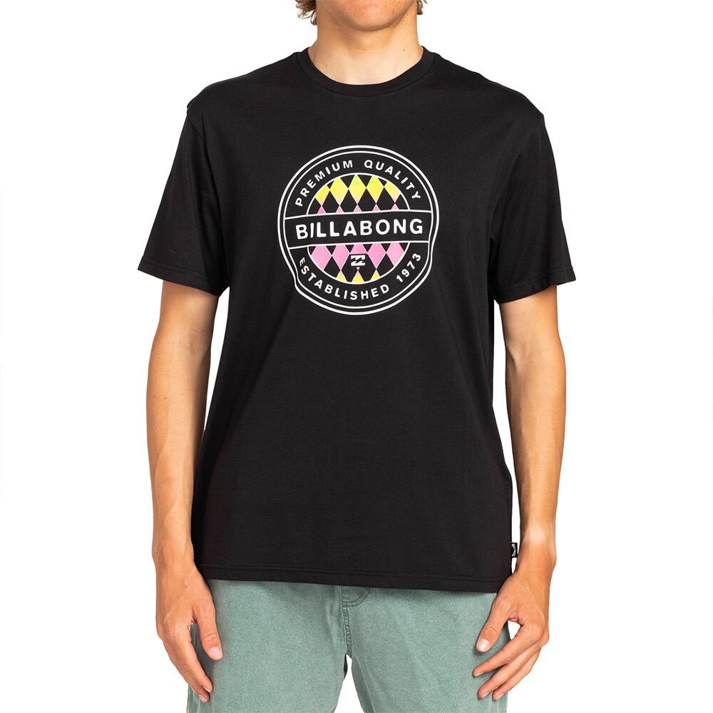 Футболка с коротким рукавом Billabong Rotor Fill, черный 
Футболка с коротким рукавом Billabong Rotor Fill, черный