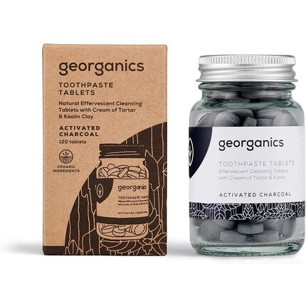 Минеральные зубные таблетки, натуральные шипучие очищающие таблетки с углем каолиновой глины, 120 таблеток, Georganics
Минеральные зубные таблетки, натуральные шипучие очищающие таблетки с углем каолиновой глины, 120 таблеток, Georganics
