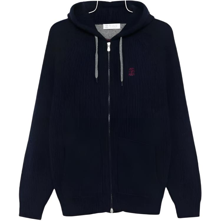Кардиган с капюшоном на молнии Brunello Cucinelli, синий
Кардиган с капюшоном на молнии Brunello Cucinelli, синий