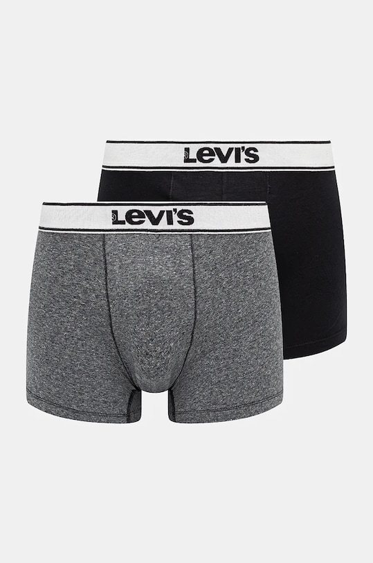 Боксеры 2 шт Levi'S, черный 
Боксеры 2 шт Levi'S, черный