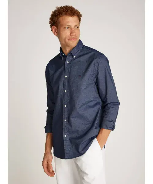Рубашка Оксфорд Regular fit Tommy Hilfiger, синий
Рубашка Оксфорд Regular fit Tommy Hilfiger, синий