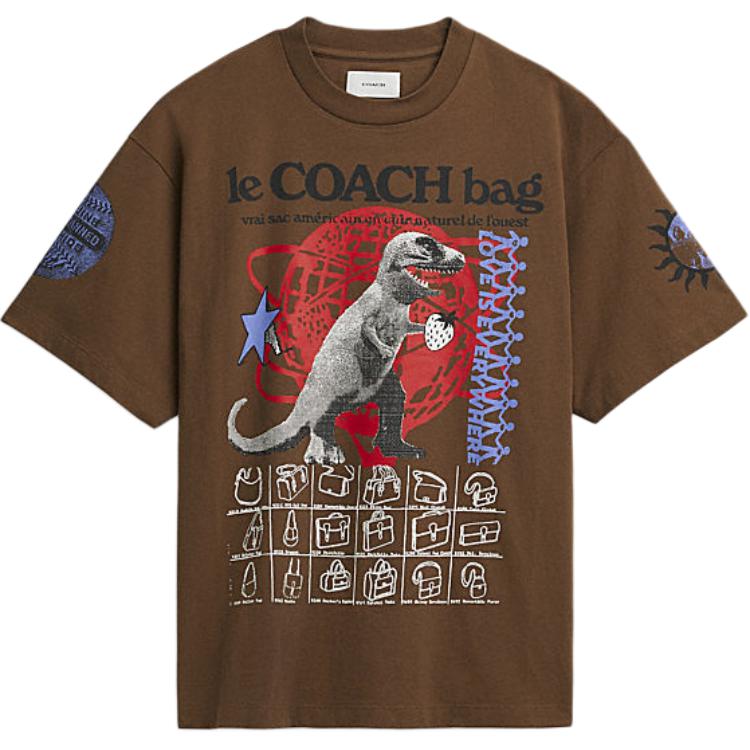 Футболка с коротким рукавом и круглым вырезом с принтом Letter Logo, мужская, umber COACH, Umber, Желтый, Футболка с коротким рукавом и круглым вырезом с принтом Letter Logo, мужская, umber COACH, Umber
Футболка с коротким рукавом и круглым вырезом с принтом Letter Logo, мужская, umber COACH, Umber, Желтый, Футболка с коротким рукавом и круглым вырезом с принтом Letter Logo, мужская, umber COACH, Umber