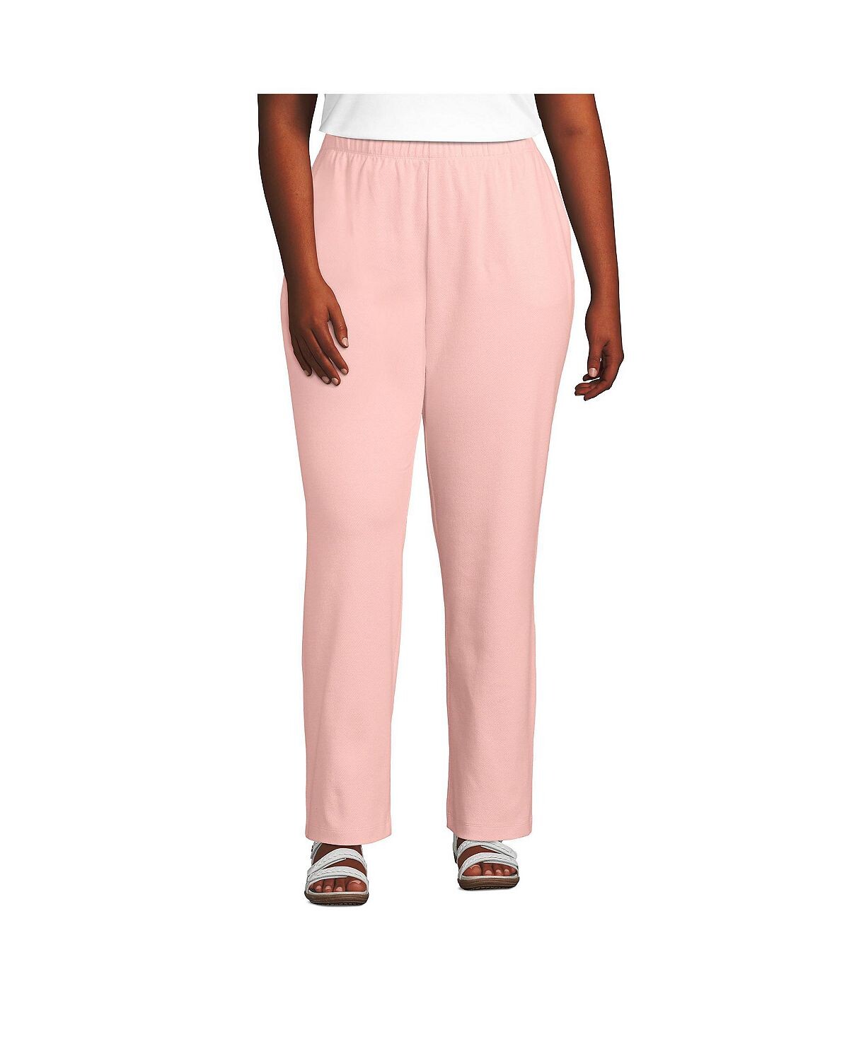 Женские спортивные трикотажные брюки больших размеров с эластичной резинкой на талии и высокой посадкой Lands' End
Женские спортивные трикотажные брюки больших размеров с эластичной резинкой на талии и высокой посадкой Lands' End