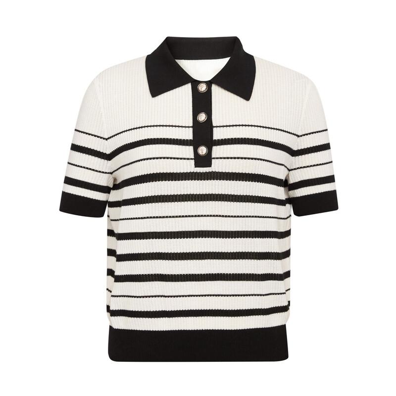 Свитер Deep Breath в полоску, черно-белый
Свитер Deep Breath в полоску, черно-белый