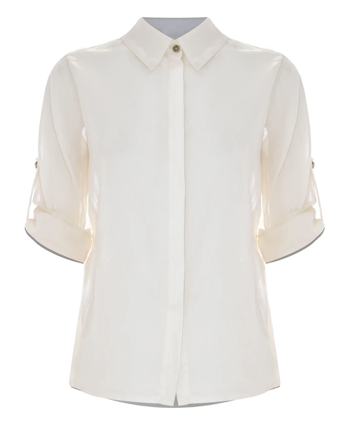 Роскошная блузка молочного крема Kocca, белый
Роскошная блузка молочного крема Kocca, белый