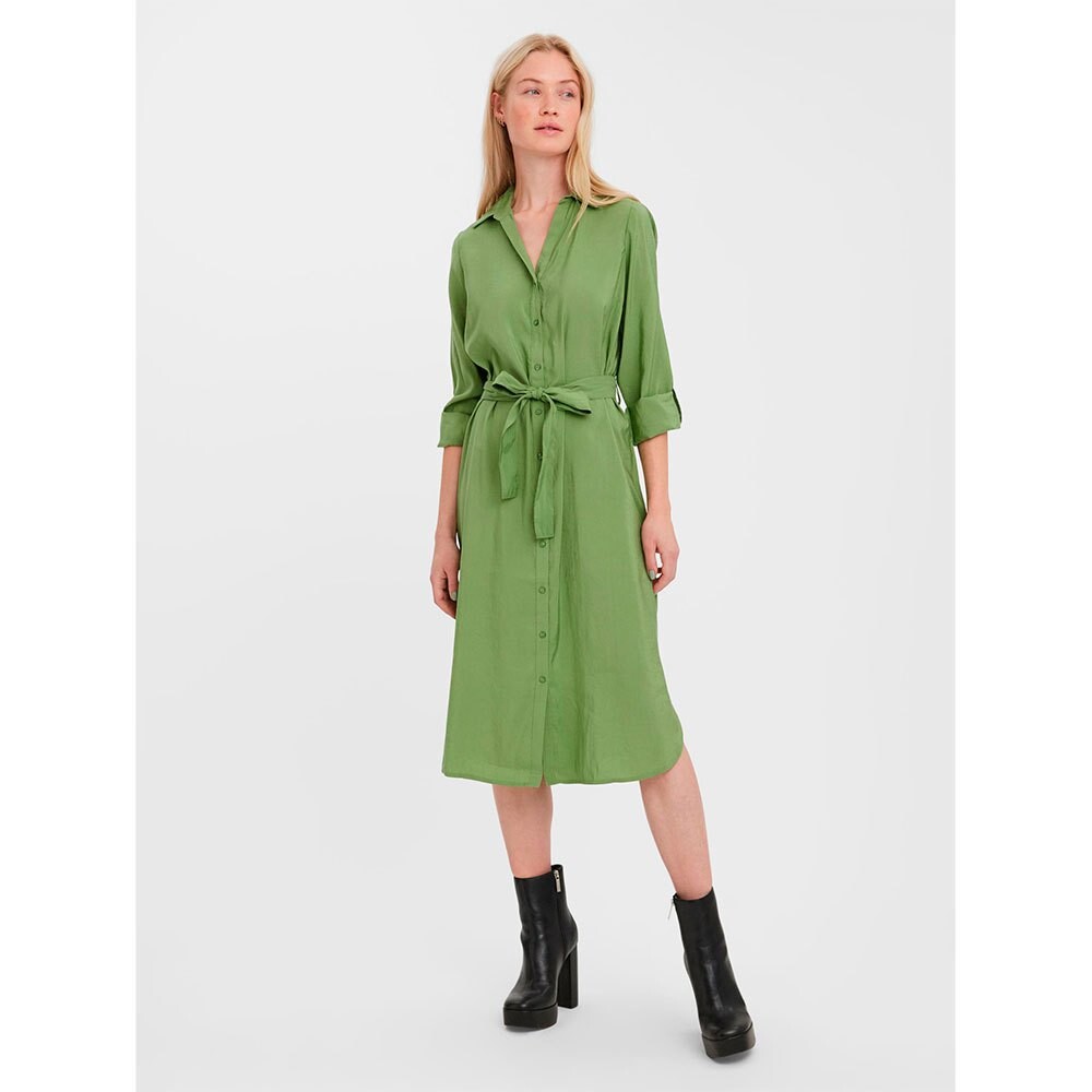 Платье с длинным рукавом Vero Moda Bell Calf Woven, зеленый
Платье с длинным рукавом Vero Moda Bell Calf Woven, зеленый
