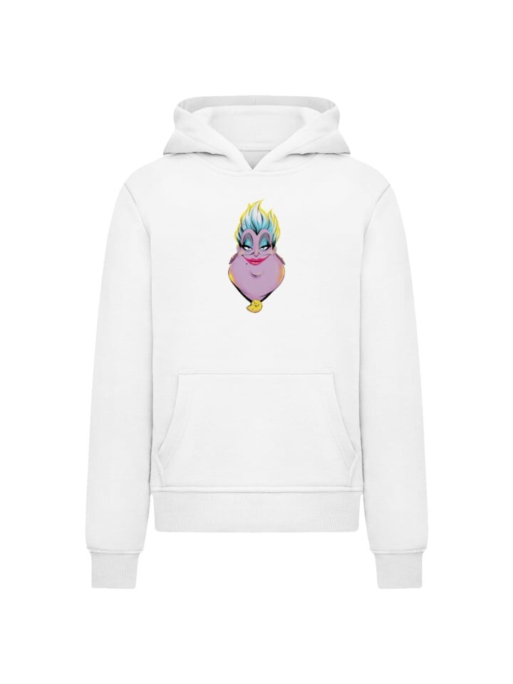 Пуловер F4NT4STIC Hoodie Disney Bösewichte Ursula Big Face, белый 
Пуловер F4NT4STIC Hoodie Disney Bösewichte Ursula Big Face, белый